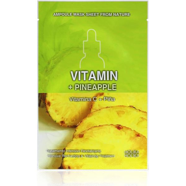 Vitamin + Pinneapple Sheet Mask(Vitamina C+Piña)