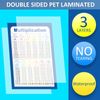Youngever 60CM x 45CM Math Posters, Multiplication Division Addition and Subt...