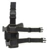 Molle Tactical Pistol Thigh Gun Holster, Drop Leg Holster, Right Hand Adjustable (A-Black)
