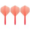 Condor Zero Stress Flight System | Standard Size | Dart Flights | Multiple Sizes | Multiple Colours (Clear Red, Medium)