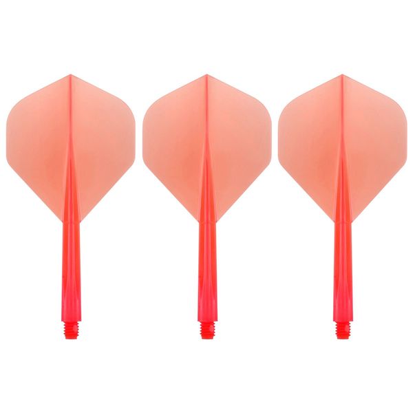 Condor Zero Stress Flight System | Standard Size | Dart Flights | Multiple Sizes | Multiple Colours (Clear Red, Medium)