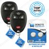 Replacement for Buick Terraza Chevy HHR Uplander Remote Start Car Key Fob Pair