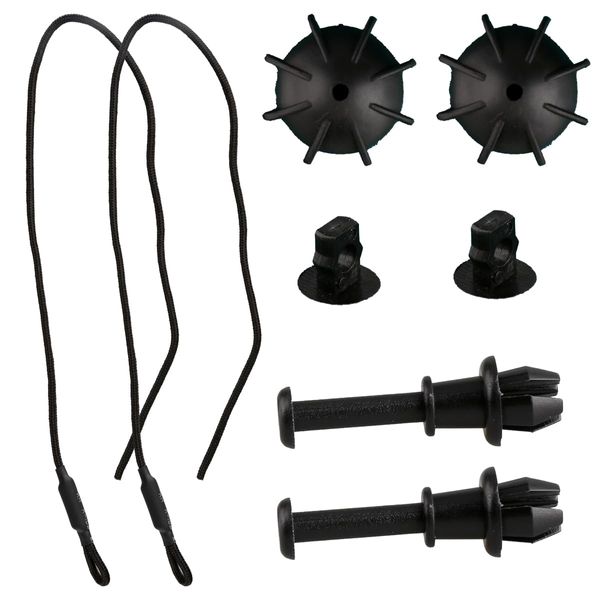Thyonta 2 PCS Car Rear Parcel Shelf String Set - Parcel Shelf Retaining Straps丨Parcel Shelf String Clip Holder for MK5 MK6 R20