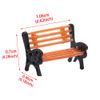 Evemodel YZ150 10pcs Model Train 1:150 bench chair settee N Z Scale