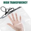 ueslwser 2Pcs PVC Waterproof Map Case Hiking Plastic Foldable Map Cover with Clear Window & Lanyard