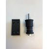 Bog DeathGrip ballhead conversion kit 1 inch Riser. Ballhead not included.