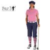 Golf Knickers Navy Womens 'Par 3' - Microfiber - Size 4