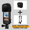 Protective Frame for Insta360 X4, Mounting Bracket Case Cage with Lens Cap housing Mount Accessories