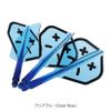 CONDOR AXE Condor Axe Bat Darts Standard Long Neon Orange Darts Flight