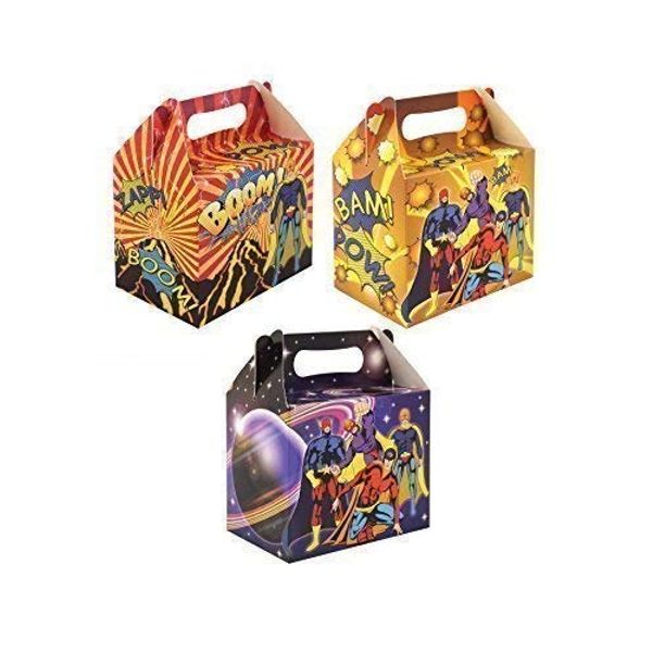 Super Hero Party Boxes, pk10