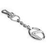 Lexus Logo Chrome Finish Clear Crystals Bling Key Chain