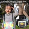 Butterfly Case Compatible With iPad Pro 9.7/2017/2018/Air2/6 MultiColour Green Rainbow with Strap