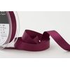 Berisfords Double FACE Poly Satin Ribbon, Wine, 15 mm