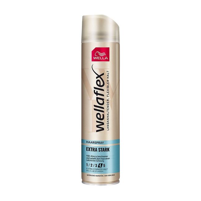 Wella Wellaflex EXTRA STRONG Hair spray -Level #4-200ml-FREE US SHIPPING