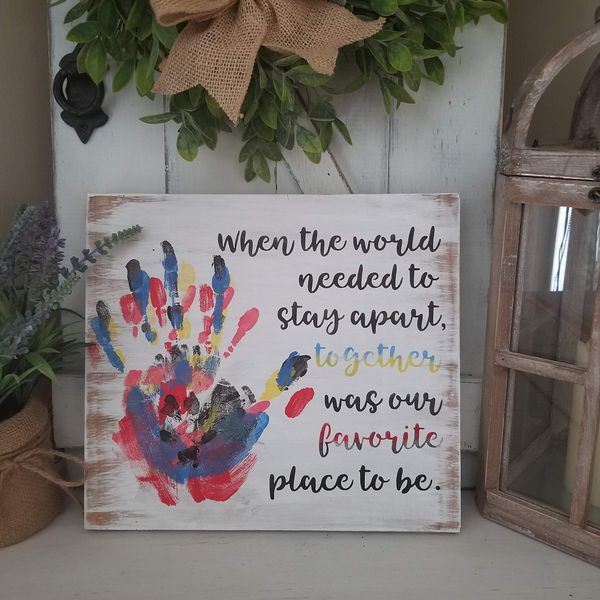 DIY Handprint Craft Kit - Quarantine 2020 Keepsake