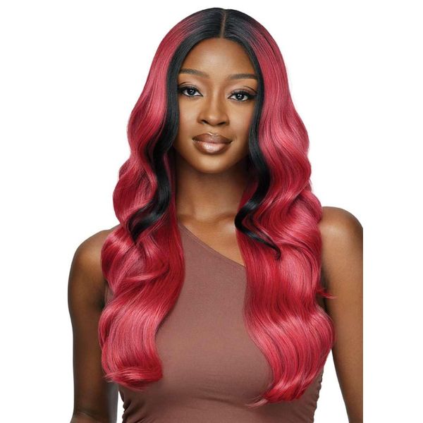 Outre Lace Front Wig - Color Bomb - Honor (DRFF1B/FUCHSIA)