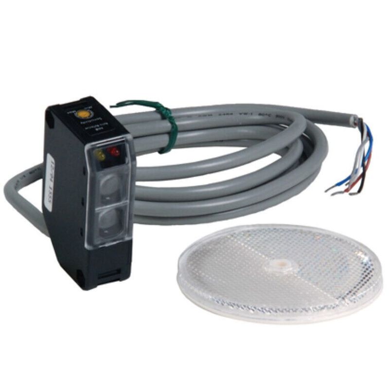 EMX NIR50 50ft Retro Reflective Photoeye Sensor 12V to 240V Gate ...