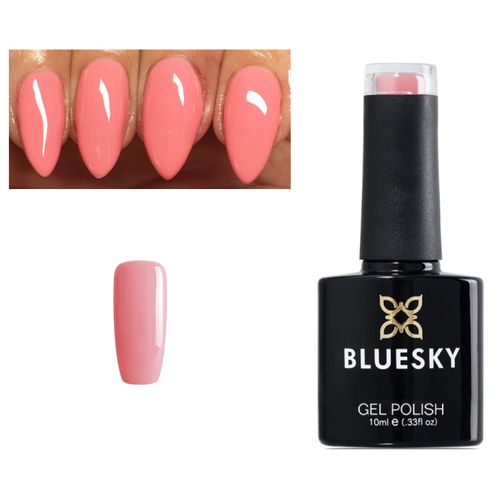 Bluesky Gel Nail Polish, Tender Pink Dc035, Light Pink, 10 ml (Requires Drying Under UV LED Lamp)