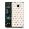 Head Case Designs White Bg Assorted Heart Pattern Hard Back Case Compatible With HTC U Ultra/Ocean Note