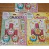 3 Lot SMACKERS 16pc Set NAIL POLISH Water Based Stickers & File