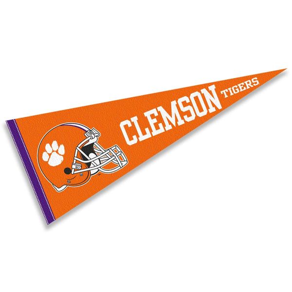 Clemson Full Size Football Helmet Pennant