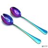 Elyon Tableware 3 Piece Reflective Rainbow Colored Serving Set Salad Servers