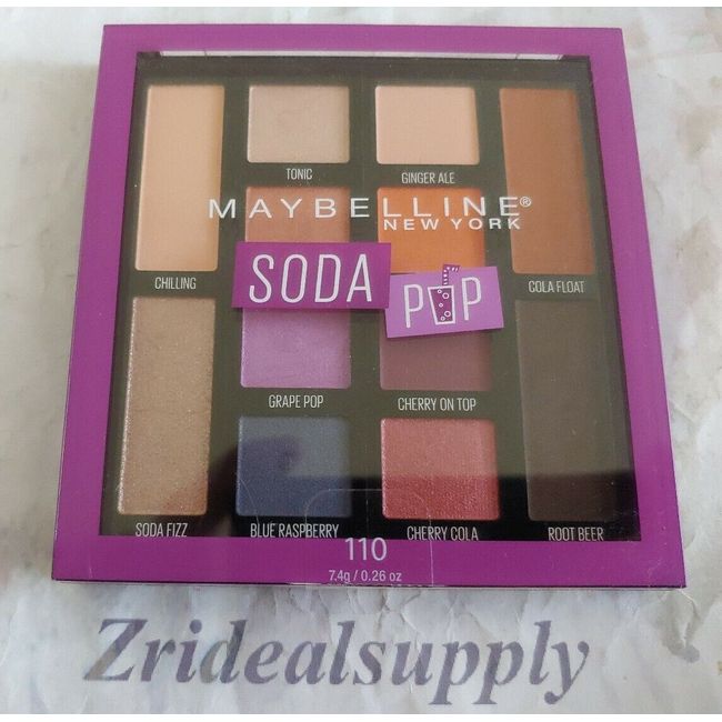 MAYBELINE SODA POP EYESHADOW PALETTE 110 SEALED