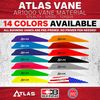 Bohning Atlas AR 1000 Vane, 2.8", White, 100pk