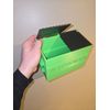 Dumpster shaped Portable Car Trash Can Garbage Bin Bag Organizer for Vehicles