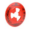 3M Disc Pad Face Plate Ribbed 80514, 7 in Extra Hard Red
