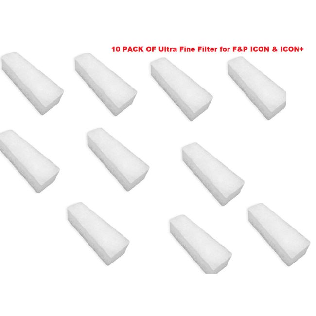 New Disposable White Ultra Fine Filter for F&P ICON & ICON-10 pack #900ICON503