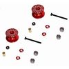 Double Aluminum Rollers (16-17mm) (Red) / 3Racing / M4WD-35/RE