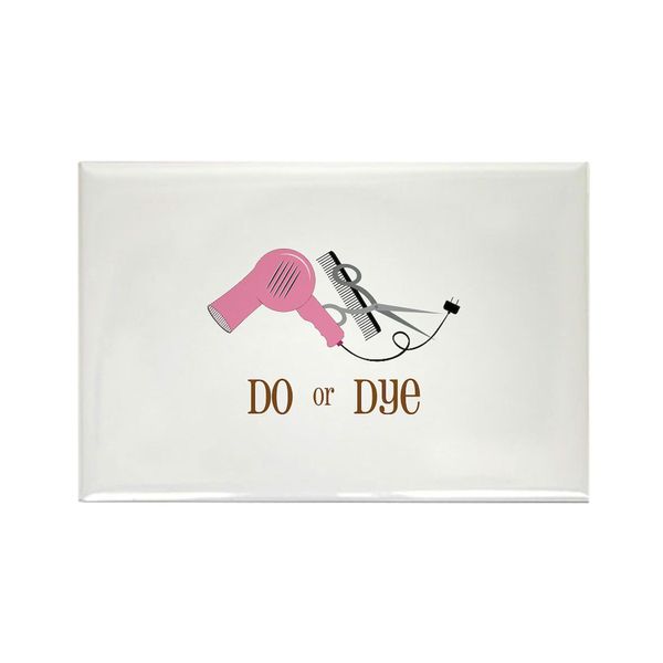 CafePress Do Or Dye Magnets Rectangle Magnet, 2"x3" Refrigerator Magnet (10 pack)