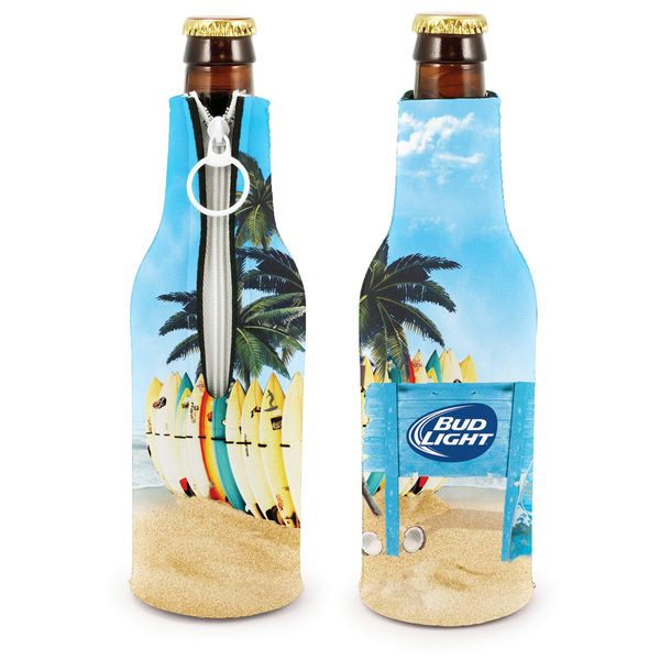 Kolder Licensed Beer Can Bottle Neoprene Beverage Huggie Holders (Bud Light Dilly Dilly - Can Kaddy 2-Pack)