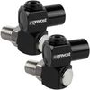 Prevost Universal 360 1/4" NPT Compressed Air Flow Tool Hose Connection Swivel (2)