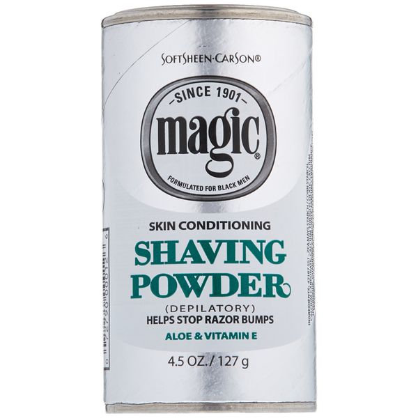 Magic Platinum Shaving Powder 4.5oz. Skin Conditioning (2 Pack)