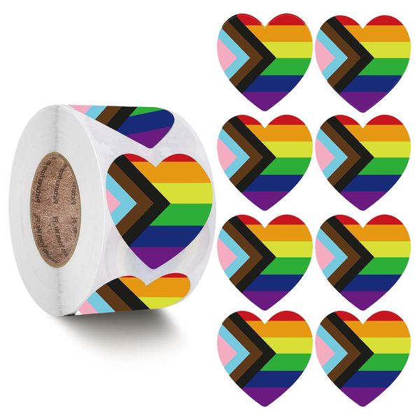 500 Stück Aufkleber Liebe Bunte Sticker Rolle Klein 2,5cm Herz Selbstklebende Etiketten Stickers für Hochzeit Valentinstag Geschenke Jubiläum Geburtstag Muttertag DIY Deko