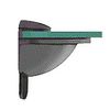 CRL DL661BL Black Heavy-Duty Adjustable Shelf Bracket