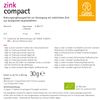 GSE Zink Compact (BIO), 60 Tabletten, 1er Pack (1 x 30 g)