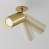 Luminosa Technical - Focus Technical Focus Matt Gold Spotlight Ceiling Lamp