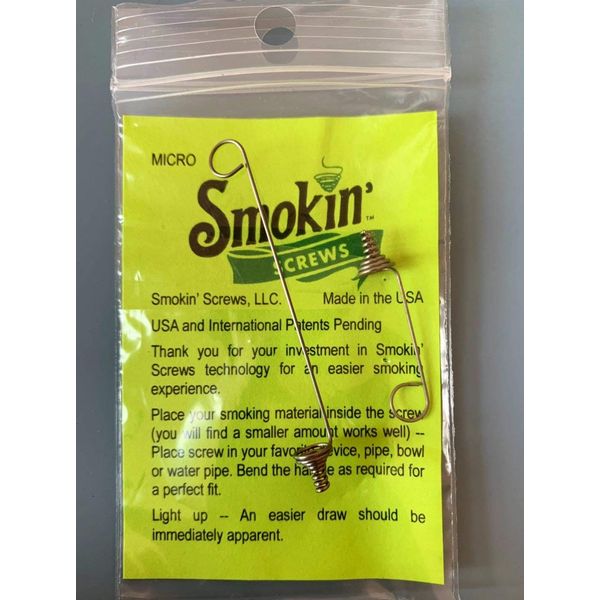 Smokin' Screws Micro Pipe Screens, 2pk