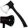 MTech USA Camping Axe, Two-Tone Blade, Black Rubberized Handle, 11-Inch Overall