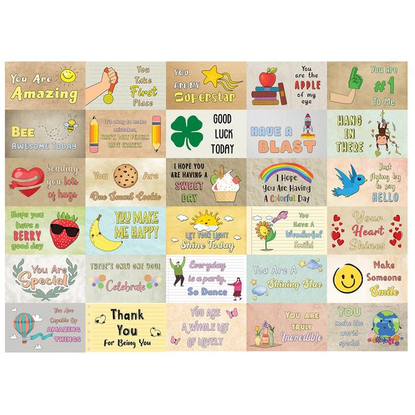 Encouraging Lunch Box Notes (4 Set X 30 Designs)