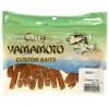 Gary Yamamoto ccSingle Tail Grub 4', Pumpkin w/ large black, small green