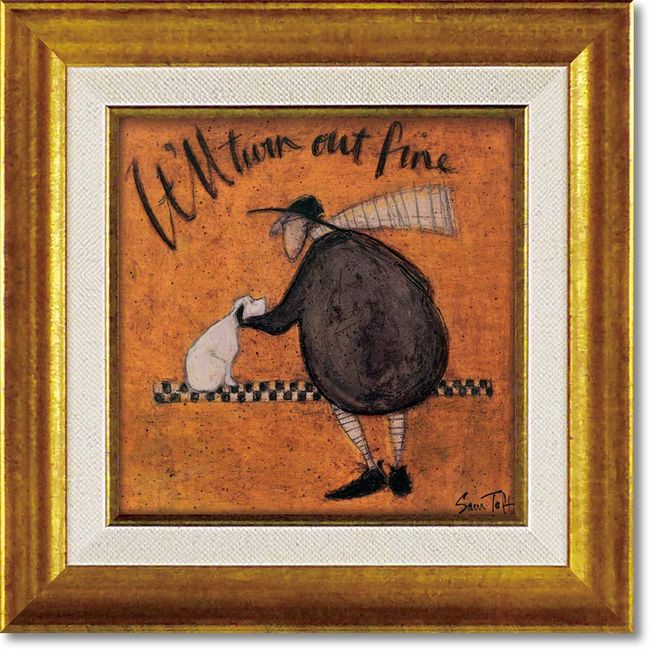 Sam Toft Gel-Finished Art Frame "Works Good"