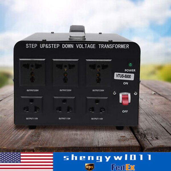 Voltage Converter Volt Transformer Step Up/Down Convert 110V-120V to 220V-240V