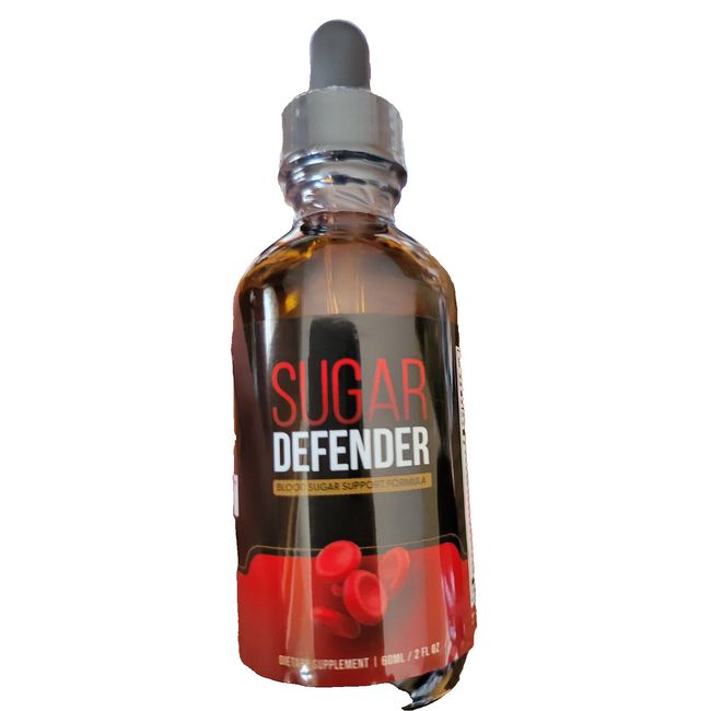 1 PACK-- Sugar Defender Blood Sugar Support Formula 60 ML, 2 OZ