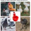 8PCS Chicken Automatic Watering Cups Drinker Waterer for Duck Quail Hen Poultry