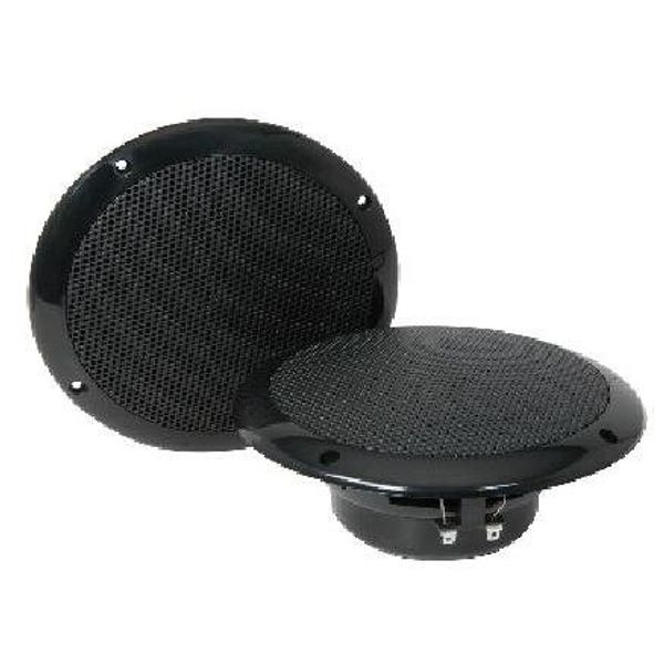 Electromart Waterproof Full Range Ceiling Speakers 6.5" 100W Black