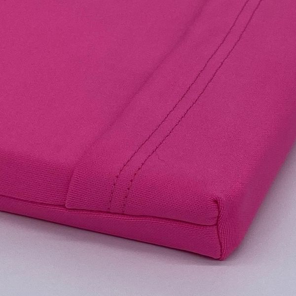 Pilates Head Cushion - 1" Foam Head Block Yoga Pillow - 2.5cm Thin Pillow Great For Balance Pad and Yoga Knee Pads - Pilates Block or Yoga Cushion - PINK Easy Clean Machine Washable Cover